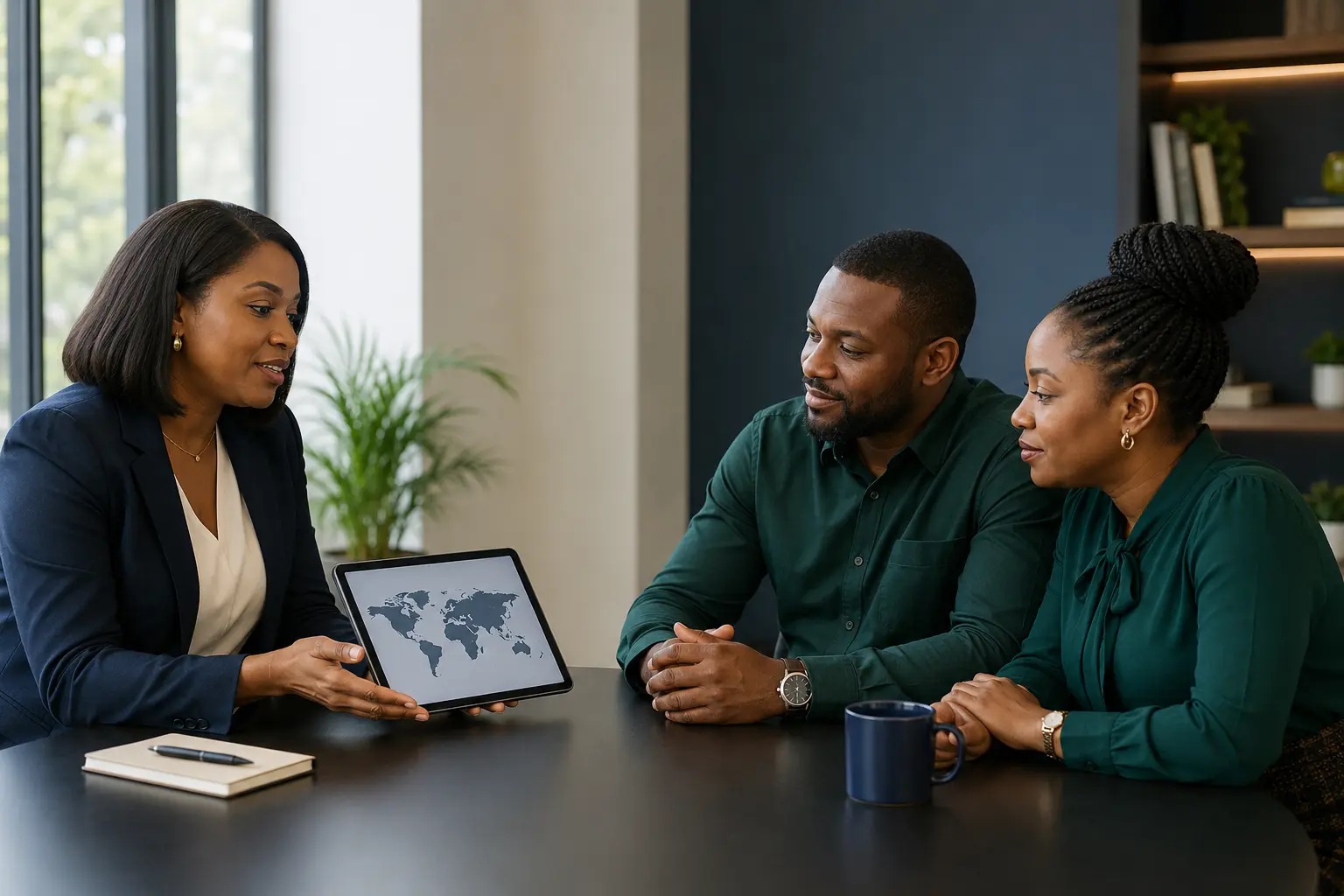 Private global mobility consultation with Nigerian clients